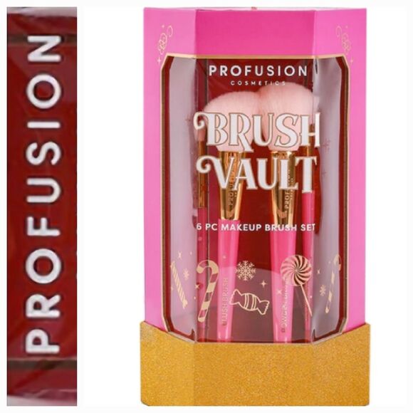 Profusion Cosmetics Brush Vault 6-PC Makeup Brush Set - Picture 1 of 6